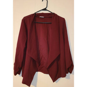 Eimin Cardigan Sweater Women's 2X Open Front Long Sleeve Relaxed Fit (AI)